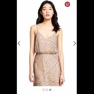 Adrianna Papell Sequin Bridesmaid Dress